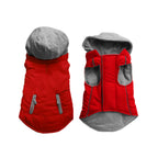 Bark Fifth Avenue Reversible Hooded Pet Coat - Bellhaven & Co.
