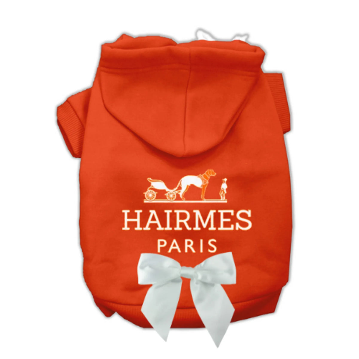 My Everyday Hairmes Dog Hoodie with Bow - XS - XLarge - Bellhaven & Co.