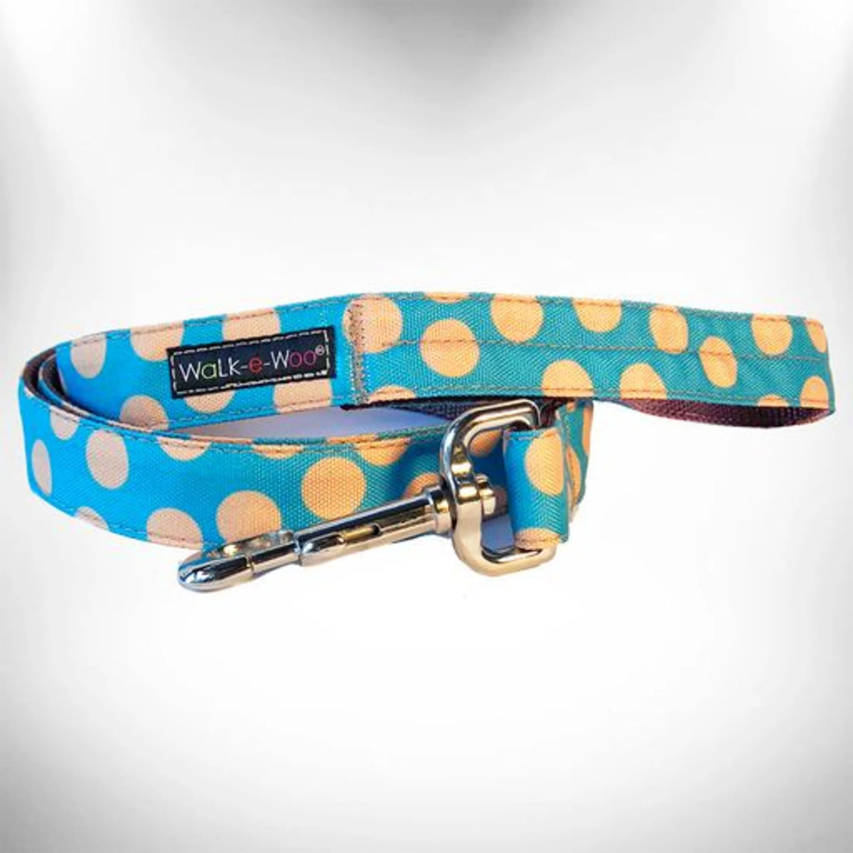 Polka Dot Dog - Tan Dots Leads - Bellhaven & Co.
