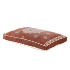 Stonewashed Red Medallion Pillow Style Pet Bed With Removable Cover 24" X 36" - Bellhaven & Co.