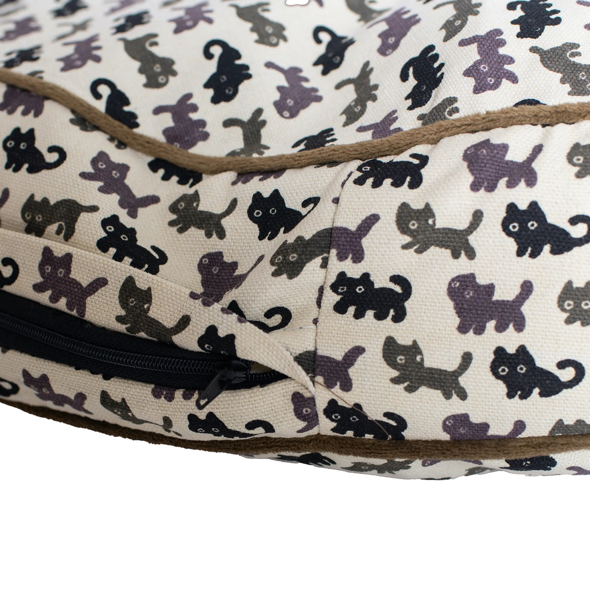 Canvas Muli-Print Dog Bed Polyfilled Pet Bed 23x23x6, Non Skid Bottom - Bellhaven & Co.