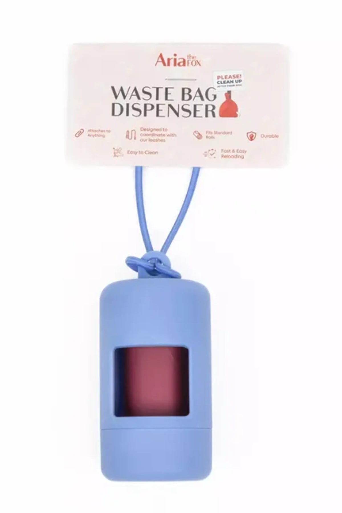 Cornflower Blue Waste Bag Dispenser - Bellhaven & Co.