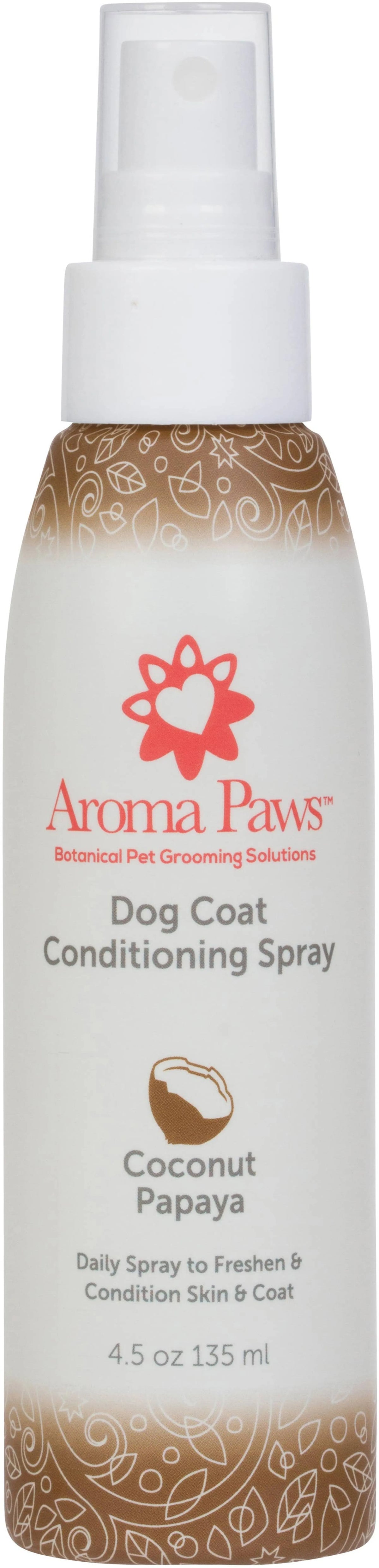 Aroma Paws 4.5 Oz. Dog Coat Spray Coconut Papaya - Bellhaven & Co.