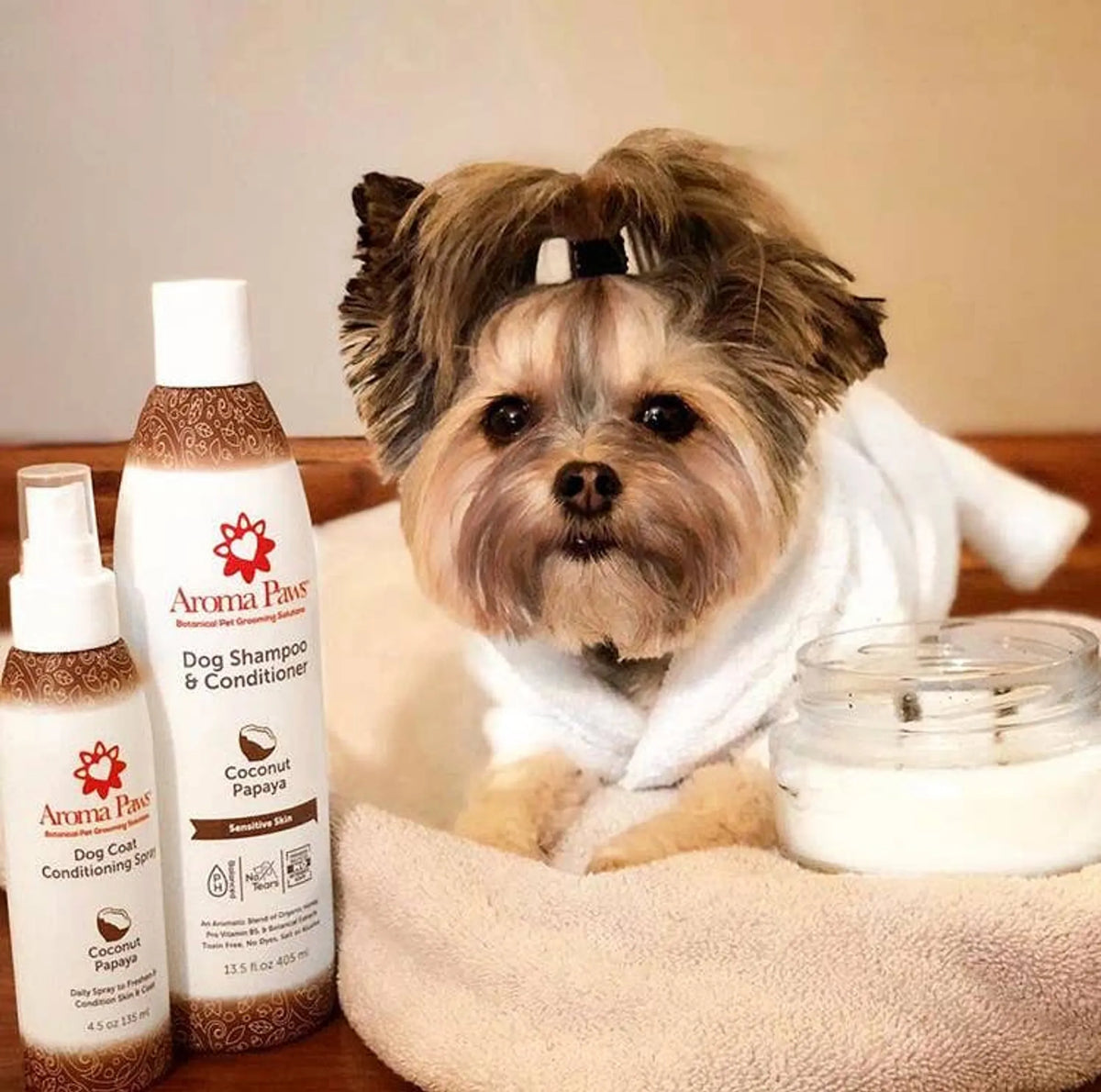 Aroma Paws 4.5 Oz. Dog Coat Spray Coconut Papaya - Bellhaven & Co.