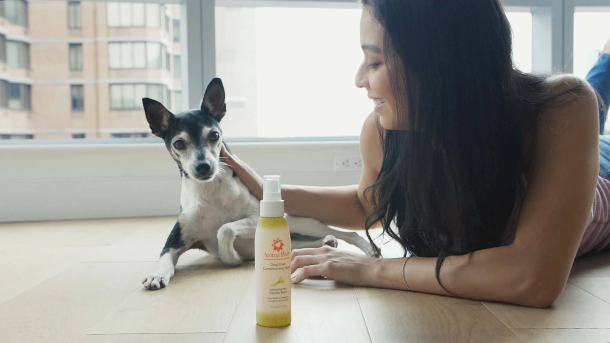 Aroma Paws 4.5 Oz. Dog Coat Spray Lemongrass Vanilla Bean - Bellhaven & Co.