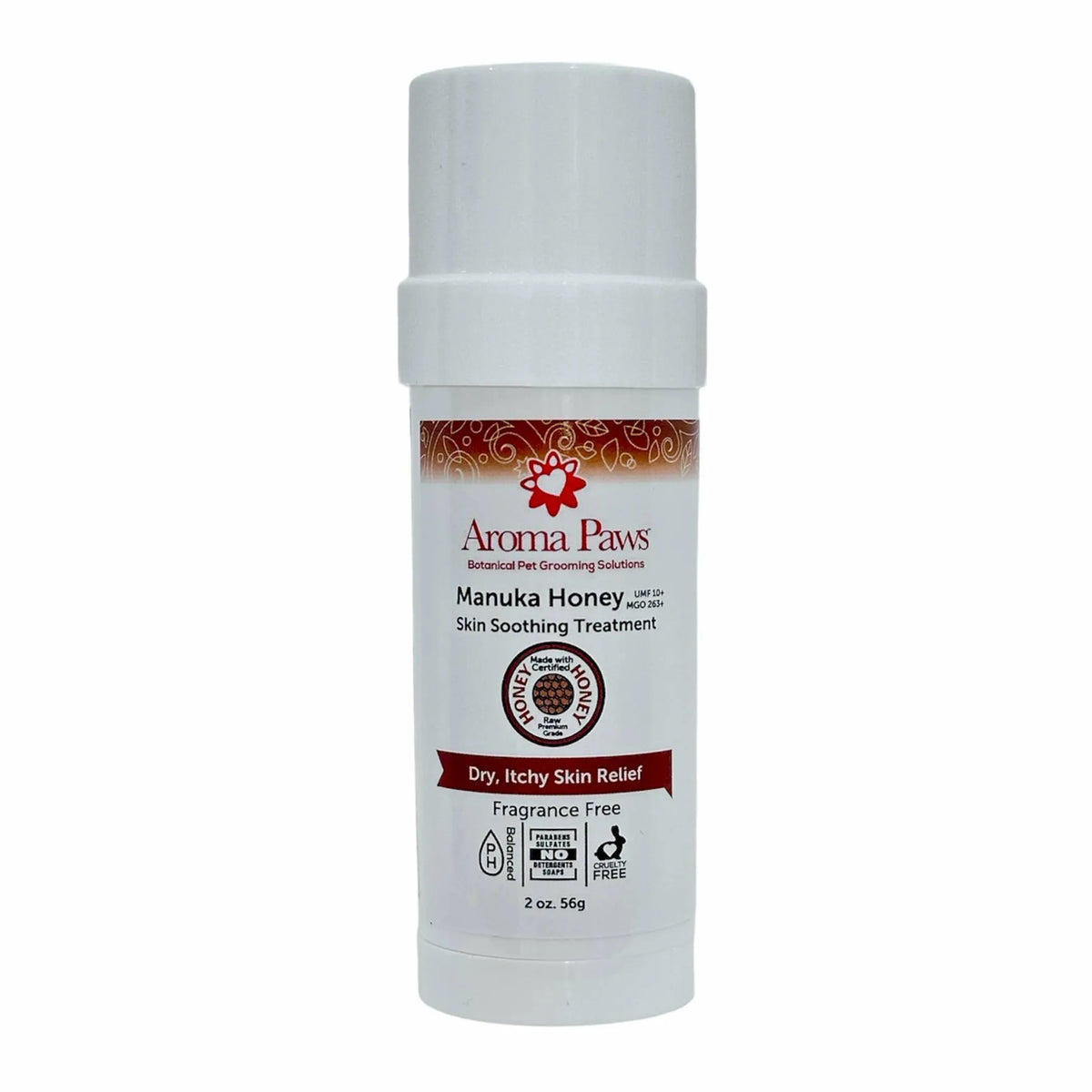 Aroma Paws 2oz. Manuka Honey Skin Soothing Treatment Roll on Applicator For Dogs - Bellhaven & Co.