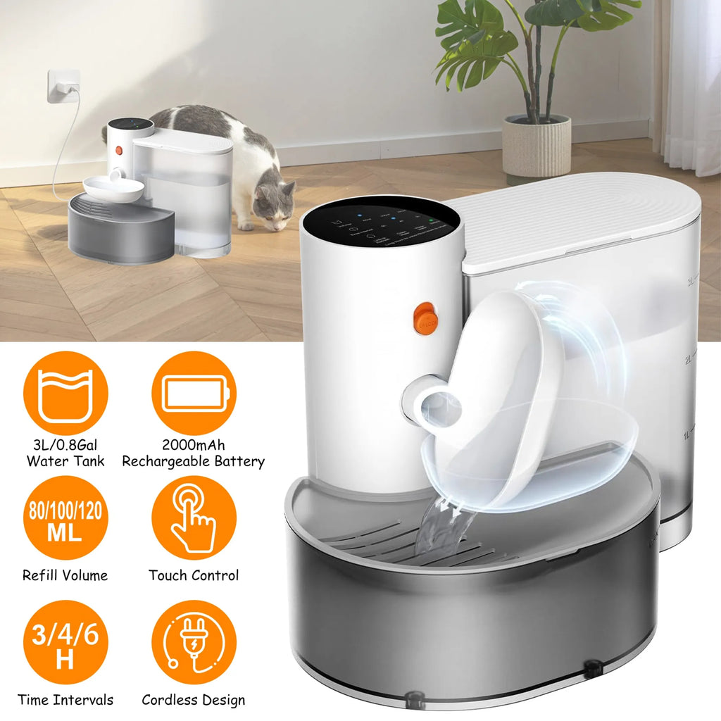 Smart Pet Automatic Water Fountain Cat or Dog Water Dispenser - Bellhaven & Co.