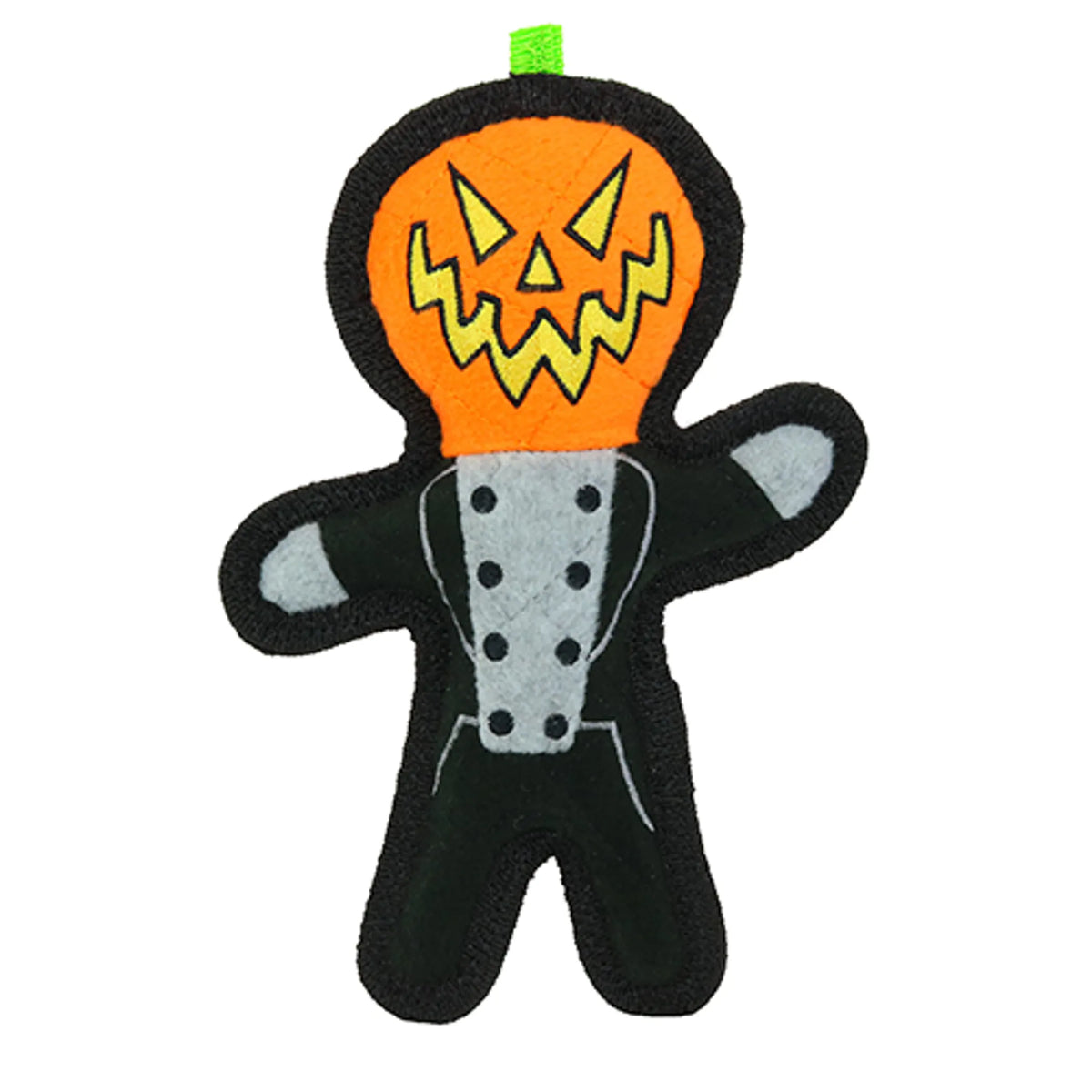 Tuffy Holiday Pumpkin Man Dog Toy