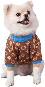 Luxury Dog Sweater Soft Knit Designer Inpsired Multiple Designs XS-7XL