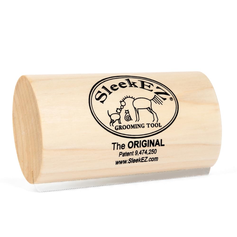SleekEZ Grooming Brush for Shedding Patented Deshedding for Dog, Cats and Horses - Bellhaven & Co.