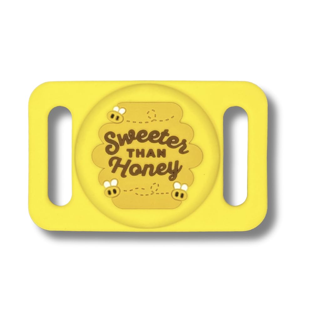 Two Tails Collar Holder Compatible with Apple AirTag and Fun Message - Bellhaven & Co.