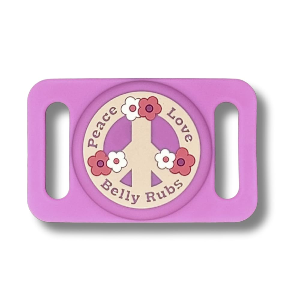 Two Tails Collar Holder Compatible with Apple AirTag and Fun Message - Bellhaven & Co.