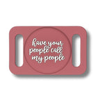 Two Tails Collar Holder Compatible with Apple AirTag and Fun Message - Bellhaven & Co.