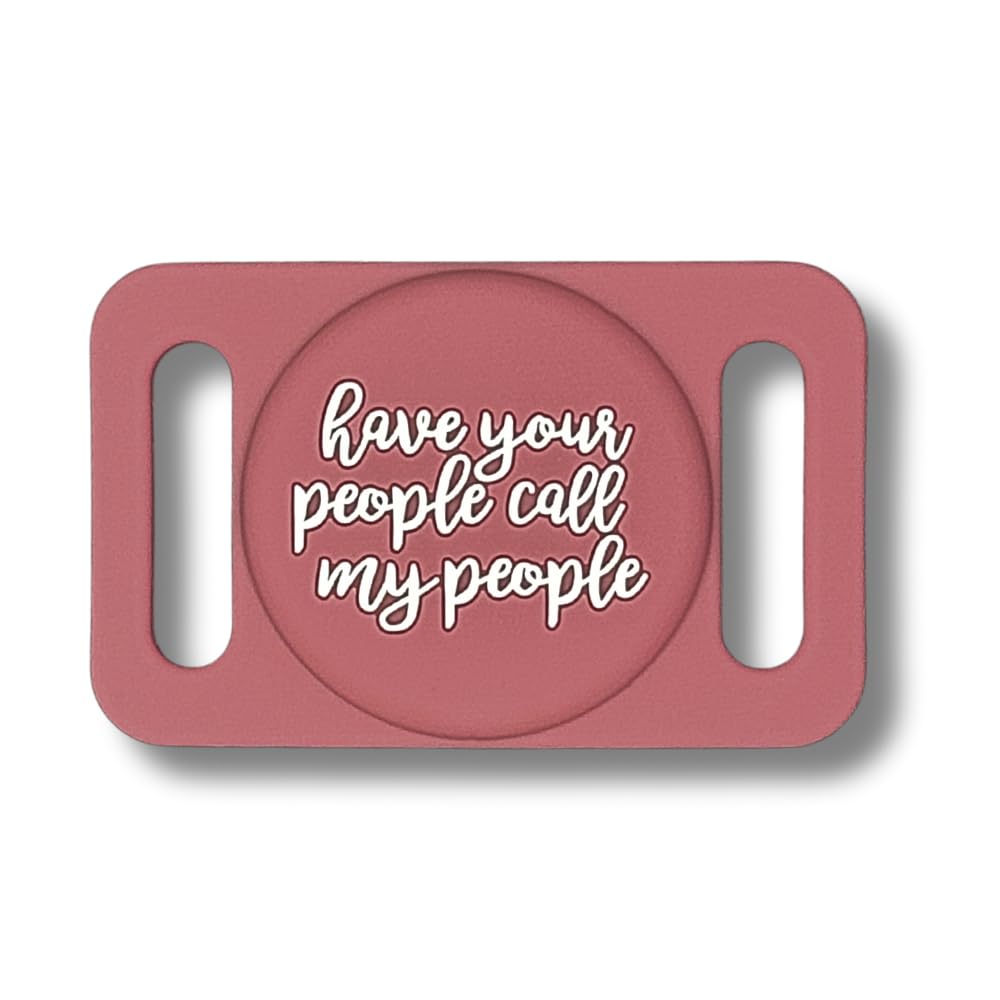 Two Tails Collar Holder Compatible with Apple AirTag and Fun Message - Bellhaven & Co.