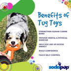 Pop Top Rubber Tug Toy for Interactive Play - Bellhaven & Co.