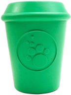 Coffee Cup Durable Rubber Chew Toy and Treat Dispenser - Bellhaven & Co.