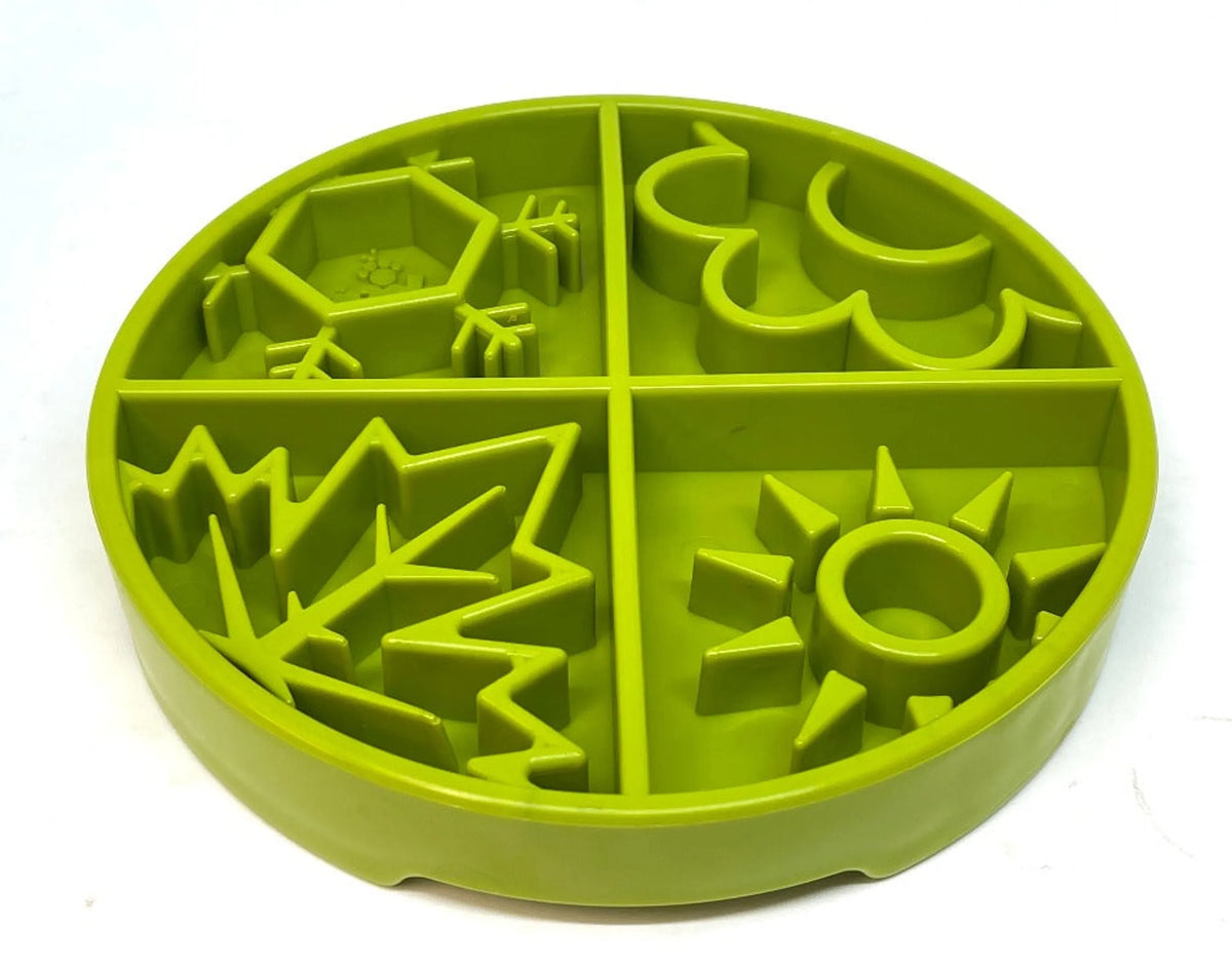 Four Seasons eTray - Shallow Slow Feeder Dog Bowl for Enrichment - Bellhaven & Co.
