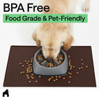 GORILLA GRIP 100% Waterproof Raised Edge BPA Free Silicone Pet Feeding Mat Dog and Cat - Bellhaven & Co.