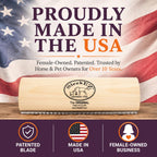 SleekEZ Grooming Brush for Shedding Patented Deshedding for Dog, Cats and Horses - Bellhaven & Co.