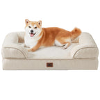 EHEYCIGA Orthopedic Dog Bed, Waterproof Washable Pet Bed Multiple Sizes - Bellhaven & Co.