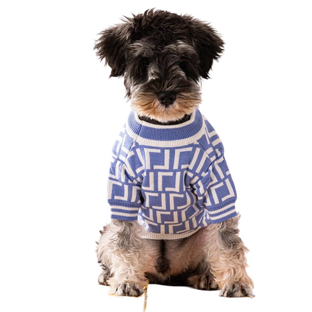 Luxury Dog Sweater Soft Knit Designer Inpsired Multiple Designs XS-7XL