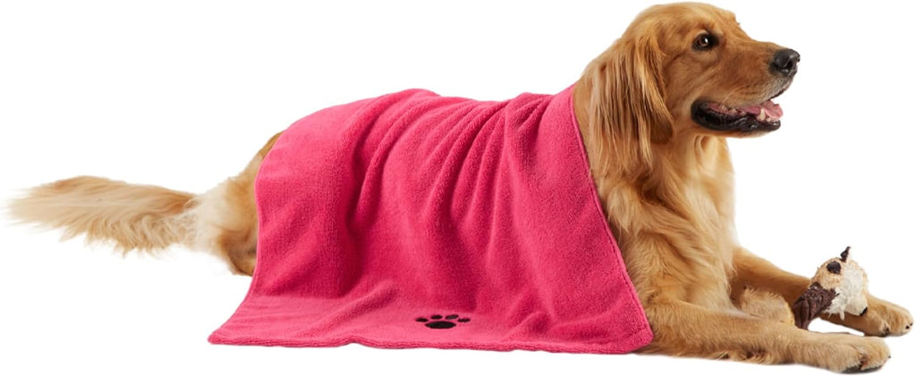 Bone Dry Pet Grooming Towel Collection Absorbent Microfiber Multiple Color Options