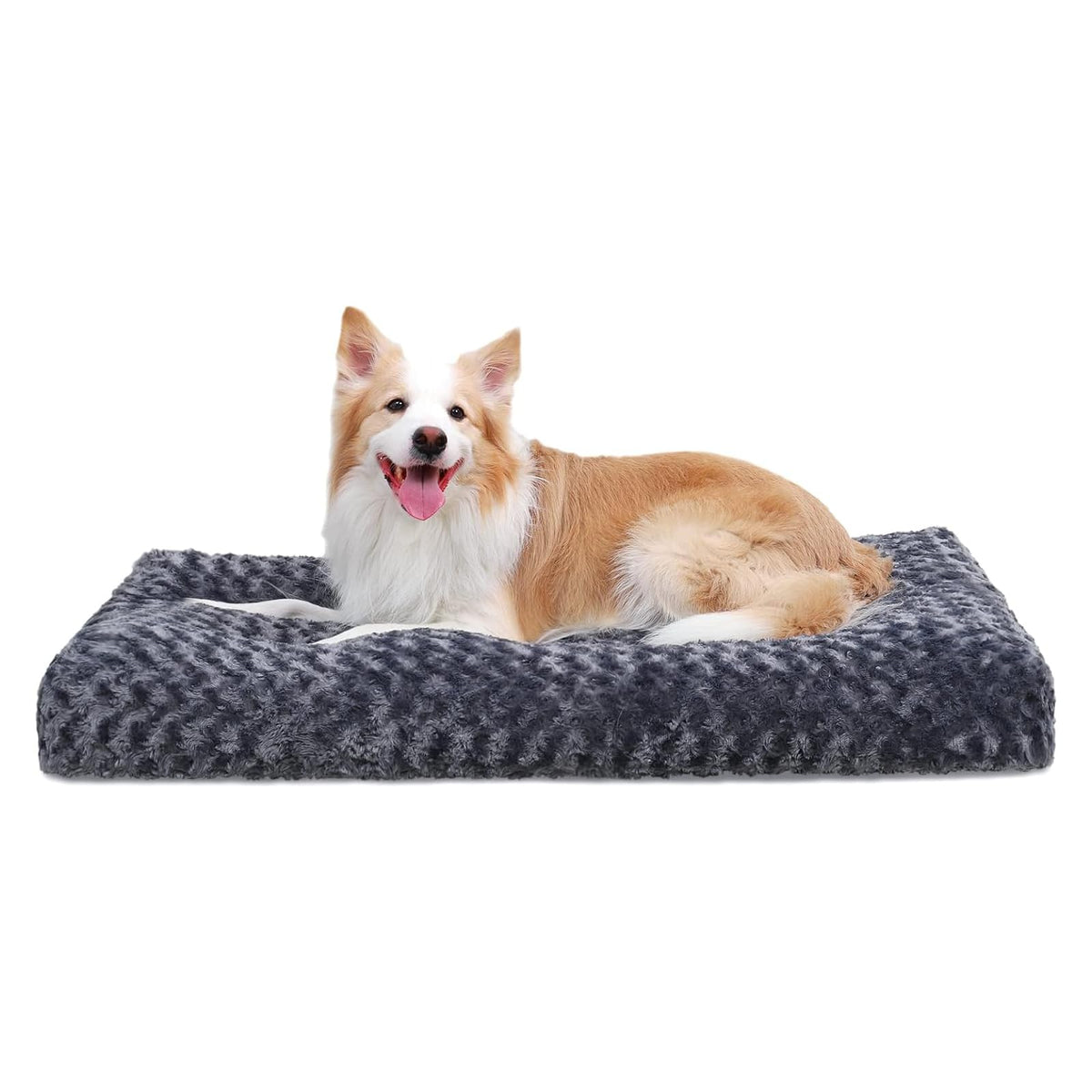 Washable Dog Bed Small to Large Size Dog Crate Bed Plush Pet Bed - Bellhaven & Co.