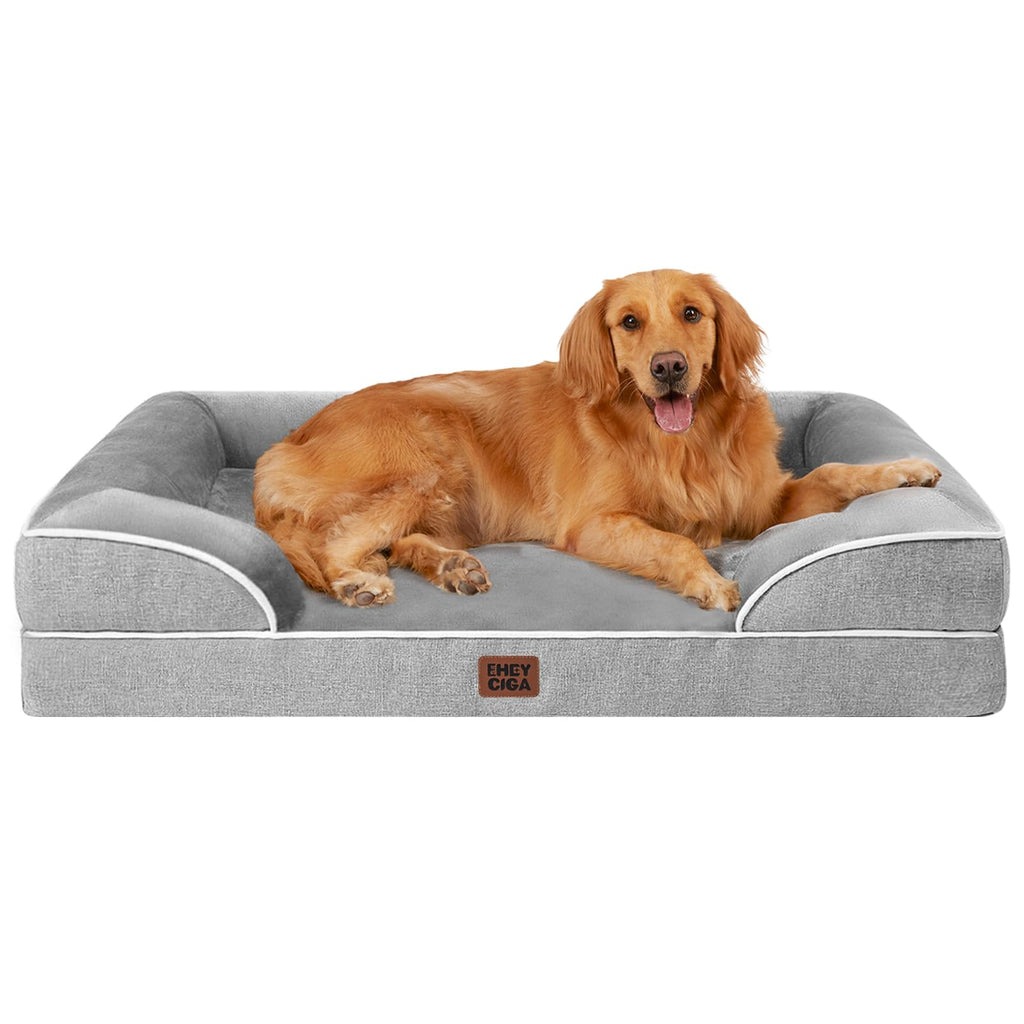 EHEYCIGA Orthopedic Dog Bed, Waterproof Washable Pet Bed Multiple Sizes - Bellhaven & Co.
