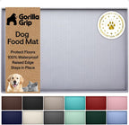 GORILLA GRIP 100% Waterproof Raised Edge BPA Free Silicone Pet Feeding Mat Dog and Cat - Bellhaven & Co.