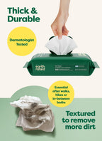 Earth Rated Dog Wipes for Paws & Butt Deodorizing Scented & Unscented, 100ct - Bellhaven & Co.