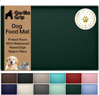 GORILLA GRIP 100% Waterproof Raised Edge BPA Free Silicone Pet Feeding Mat Dog and Cat - Bellhaven & Co.