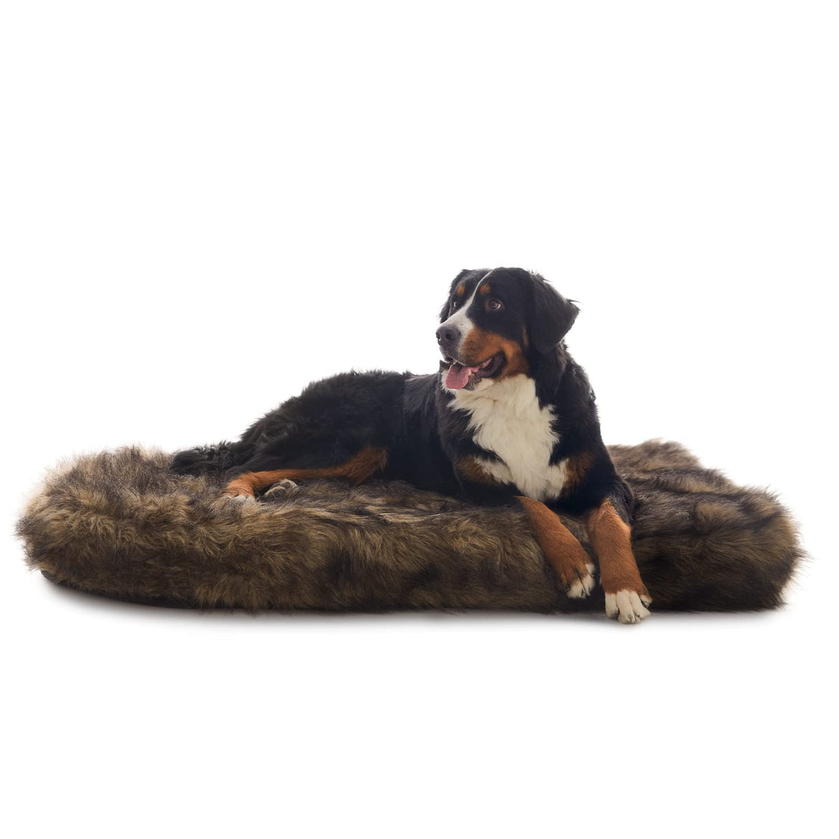 Luxury Faux Fur Dog Bed 6-inch Thick Grade Ultra Soft Orthopedic Memory Foam - Bellhaven & Co.