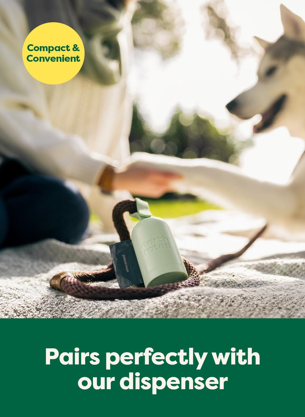 Earth Rated Dog Poop Bags on Refill Rolls Scented and Unscented 120-600 bag sets - Bellhaven & Co.