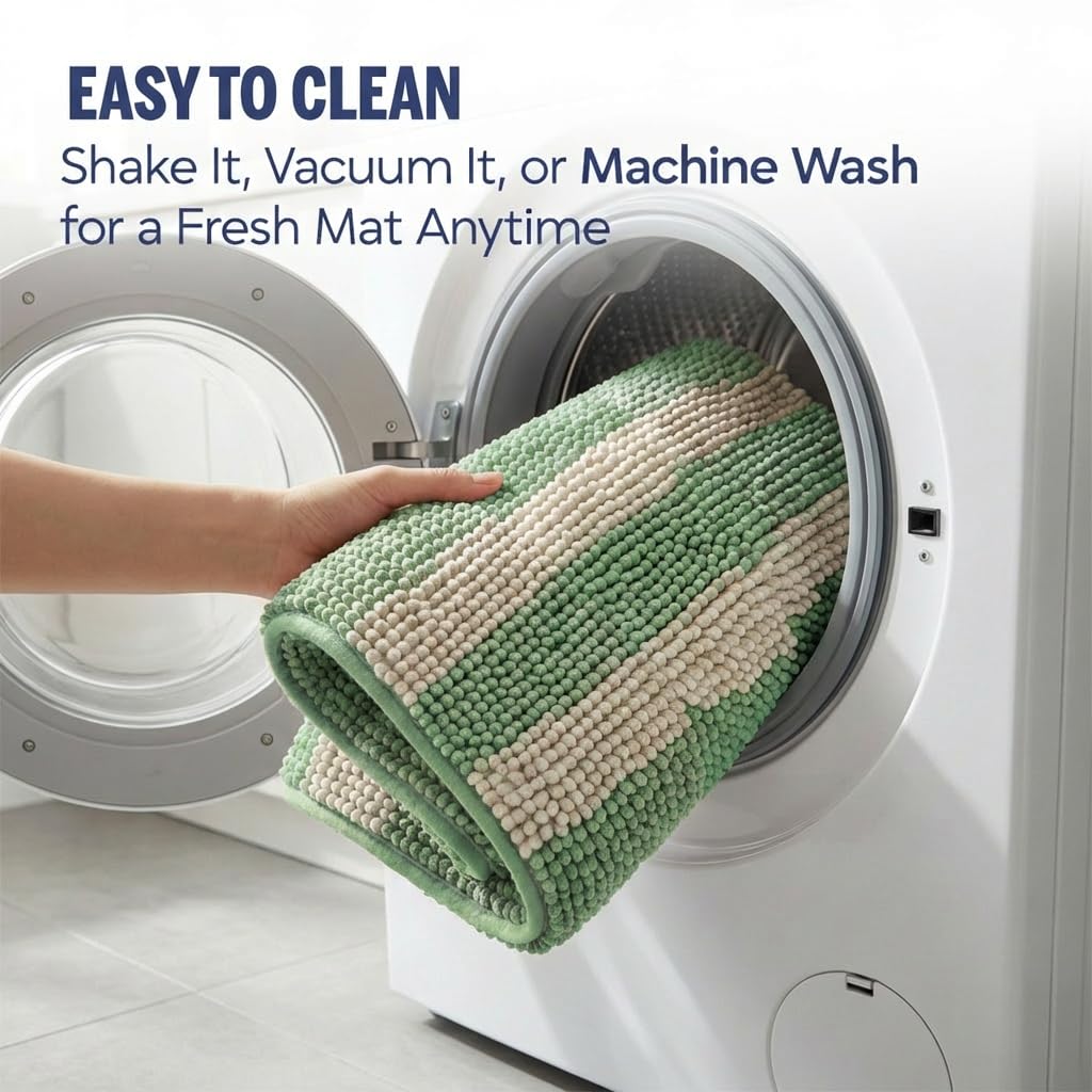 Muddy Mat® Super Absorbent Loop-Thread Chenille Dog Door Mat for Muddy Paws