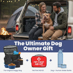 Rubyloo Original Doggy Bag™ Dog Travel Bag for Supplies with Bowls