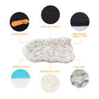 Luxury Faux Fur Dog Bed 6-inch Thick Grade Ultra Soft Orthopedic Memory Foam - Bellhaven & Co.
