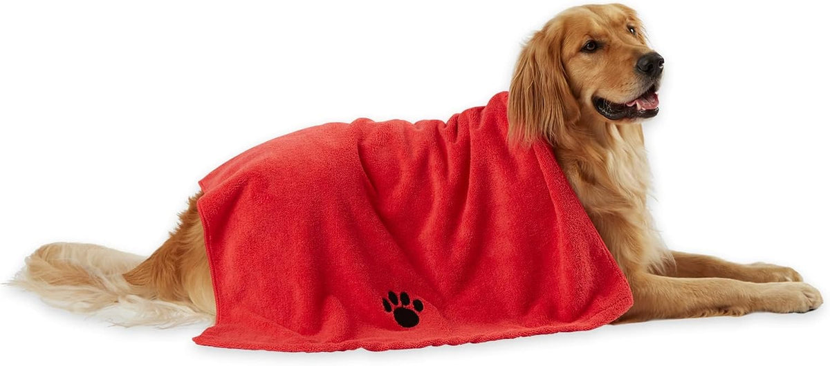 Bone Dry Pet Grooming Towel Collection Absorbent Microfiber Multiple Color Options