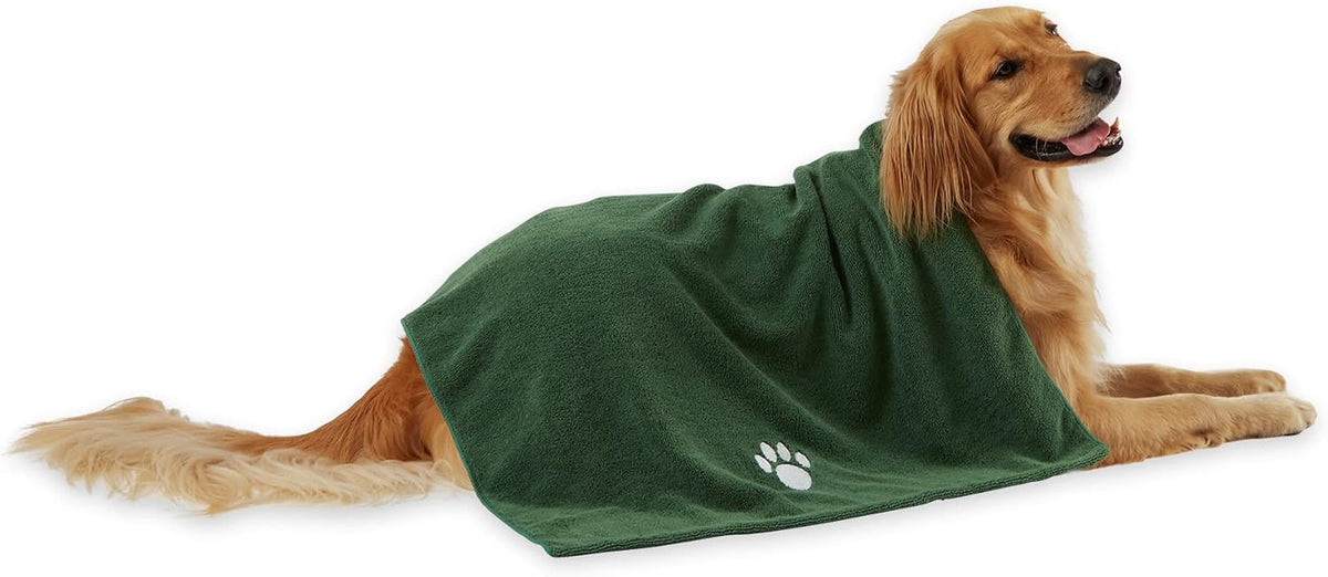 Bone Dry Pet Grooming Towel Collection Absorbent Microfiber Multiple Color Options