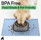 GORILLA GRIP 100% Waterproof Raised Edge BPA Free Silicone Pet Feeding Mat Dog and Cat - Bellhaven & Co.
