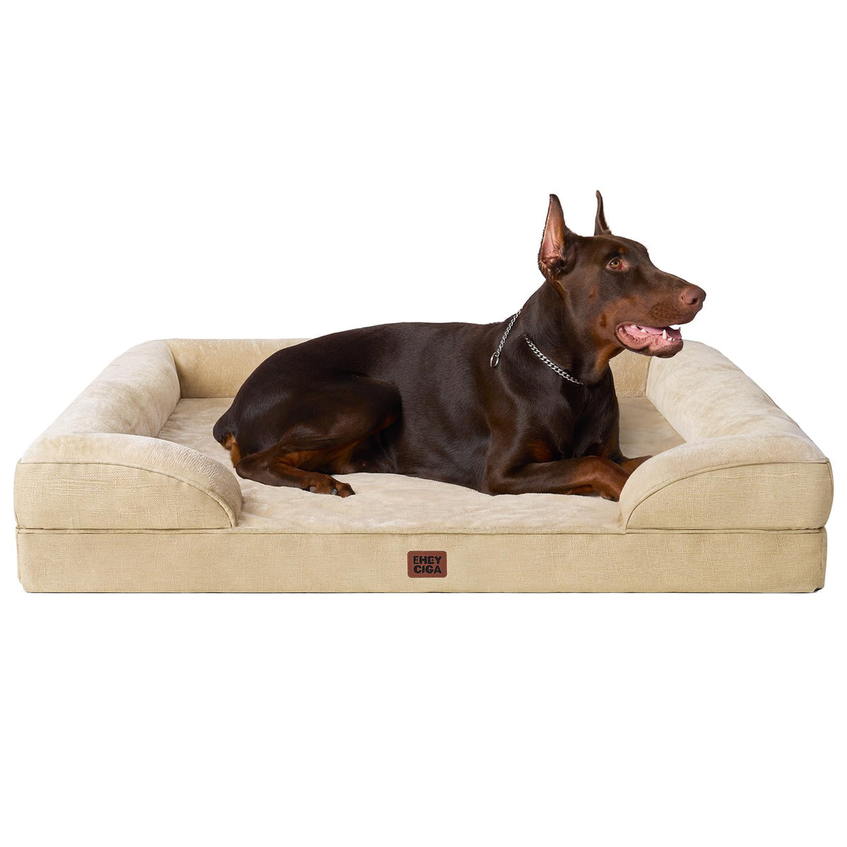 EHEYCIGA Orthopedic Dog Bed, Waterproof Washable Pet Bed Multiple Sizes - Bellhaven & Co.