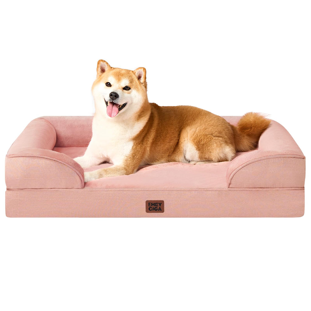 EHEYCIGA Orthopedic Dog Bed, Waterproof Washable Pet Bed Multiple Sizes - Bellhaven & Co.