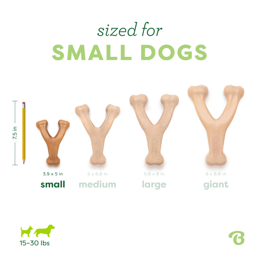 Benebone Wishbone Durable Dog Chew Toy for Aggressive Chewers Single or Double Packs - Bellhaven & Co.