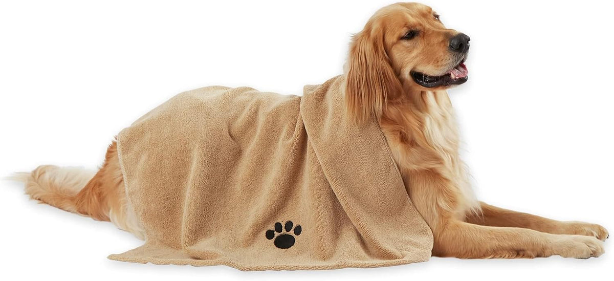 Bone Dry Pet Grooming Towel Collection Absorbent Microfiber Multiple Color Options