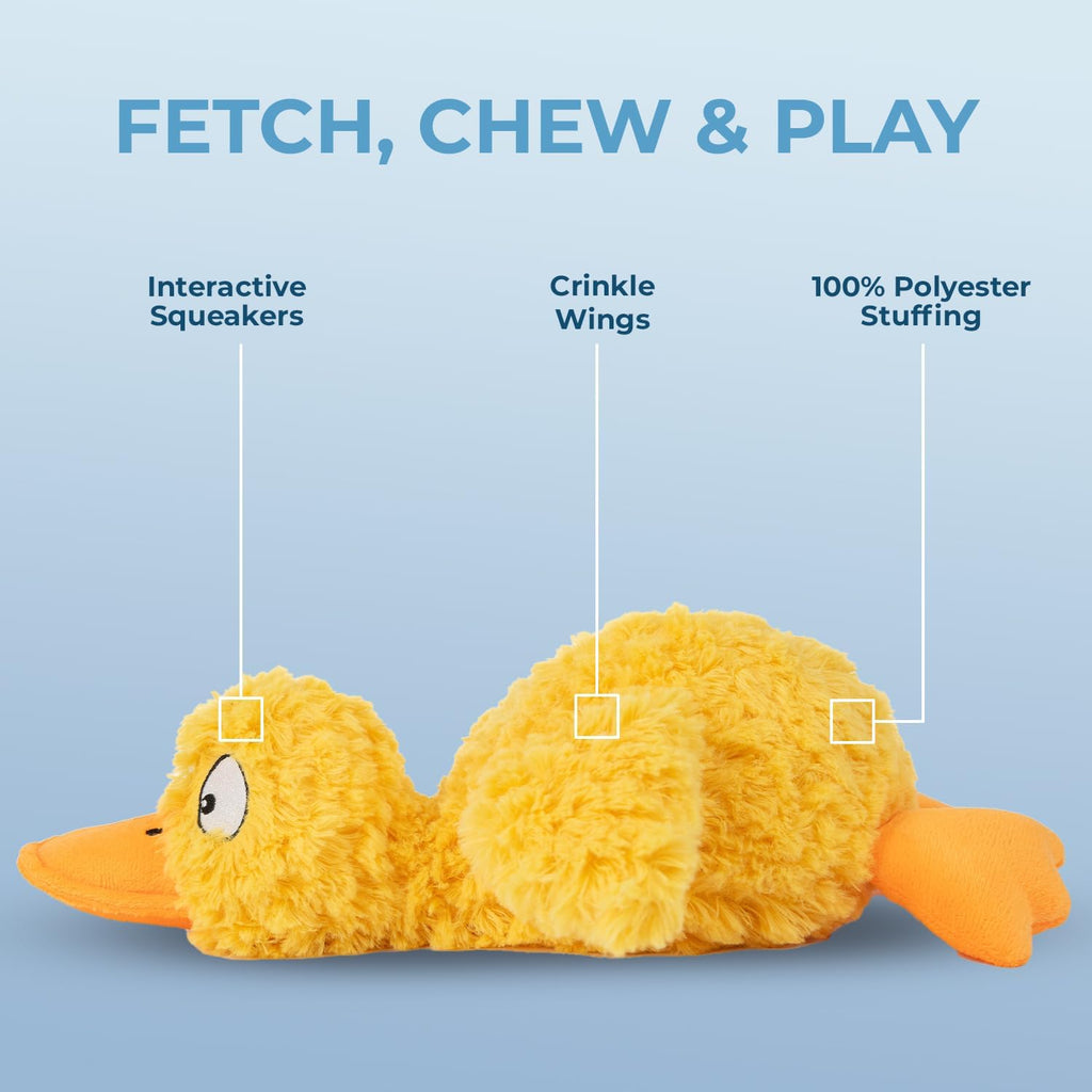 Best Pet Supplies Interactive Squeaky Dog Toy and Crinkle Dog Toys - Multiple Choices - Bellhaven & Co.