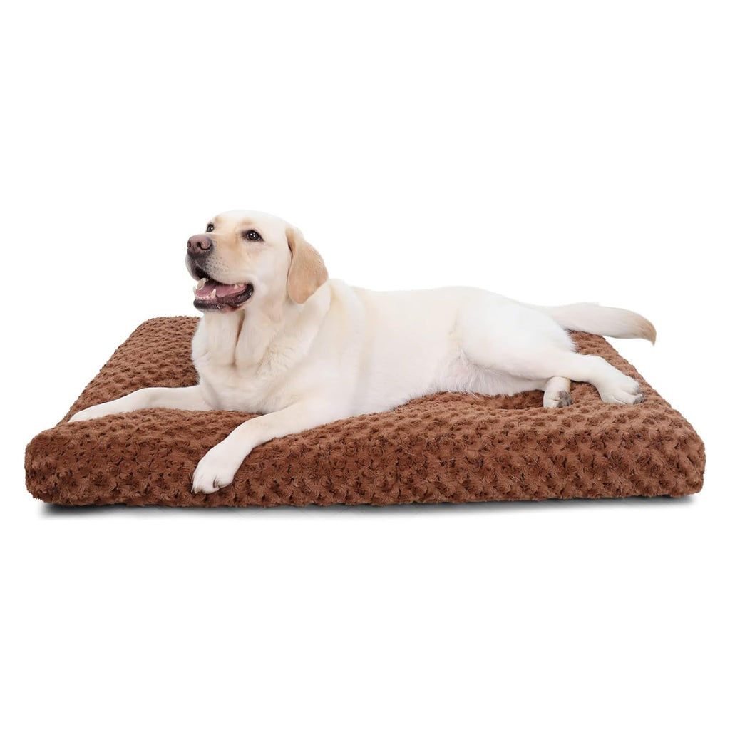 Washable Dog Bed Small to Large Size Dog Crate Bed Plush Pet Bed - Bellhaven & Co.