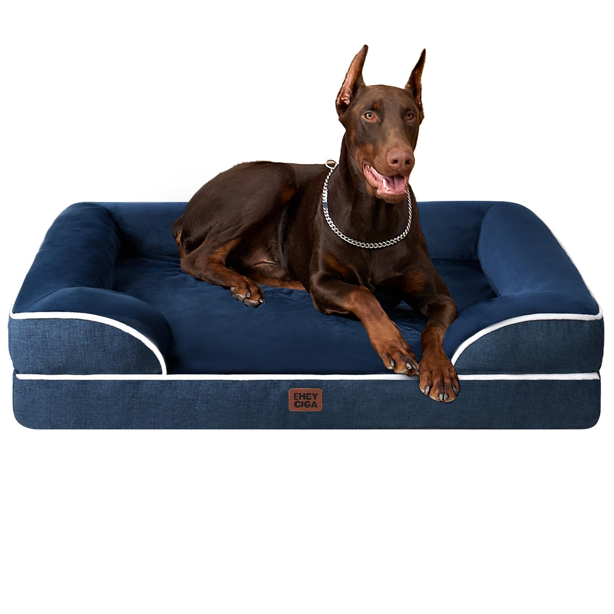EHEYCIGA Orthopedic Dog Bed, Waterproof Washable Pet Bed Multiple Sizes - Bellhaven & Co.