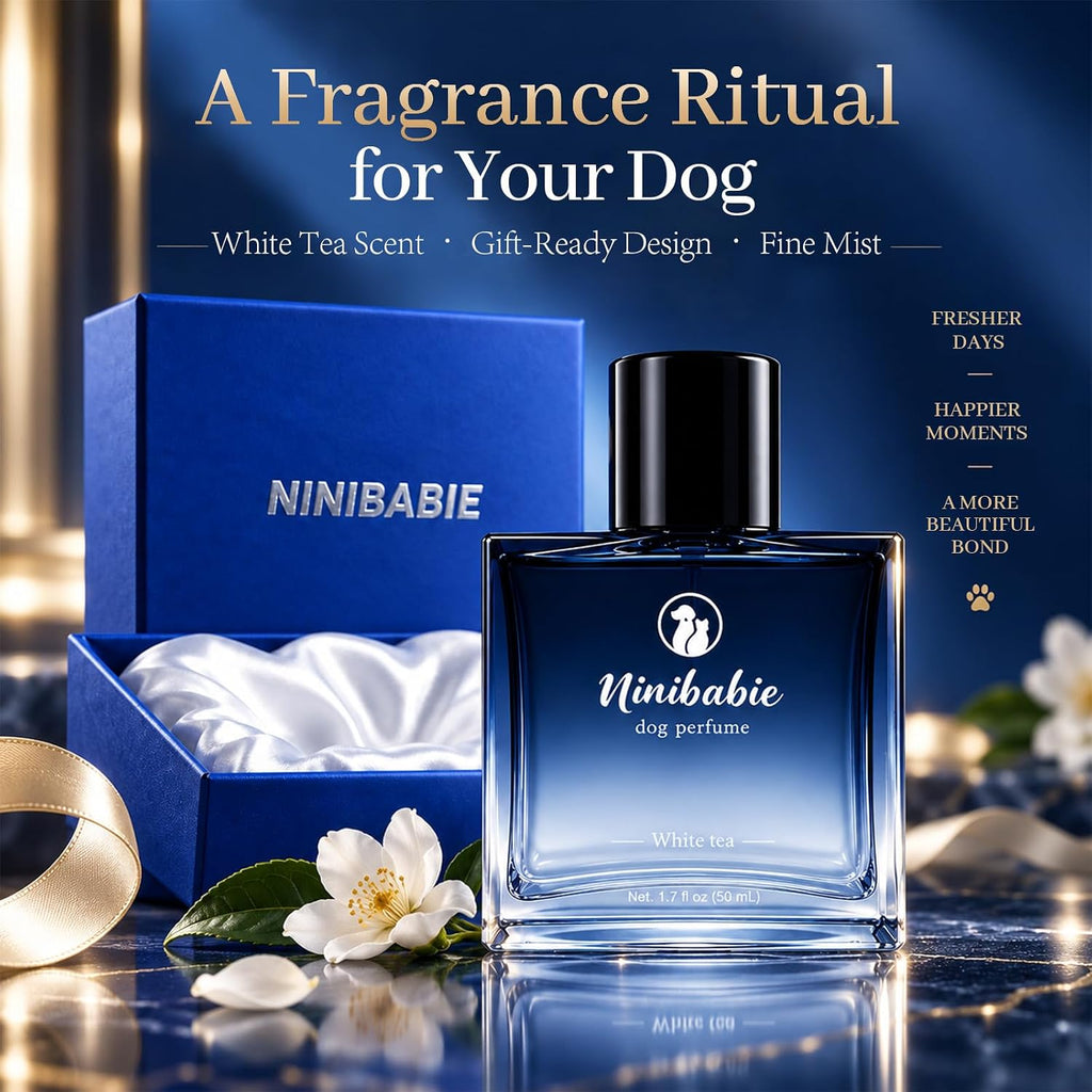 Dog Perfume, Luxury White Tea Scent, 1.7 Fl Oz | Gift Boxed