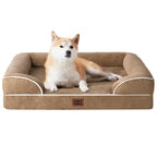 EHEYCIGA Orthopedic Dog Bed, Waterproof Washable Pet Bed Multiple Sizes - Bellhaven & Co.