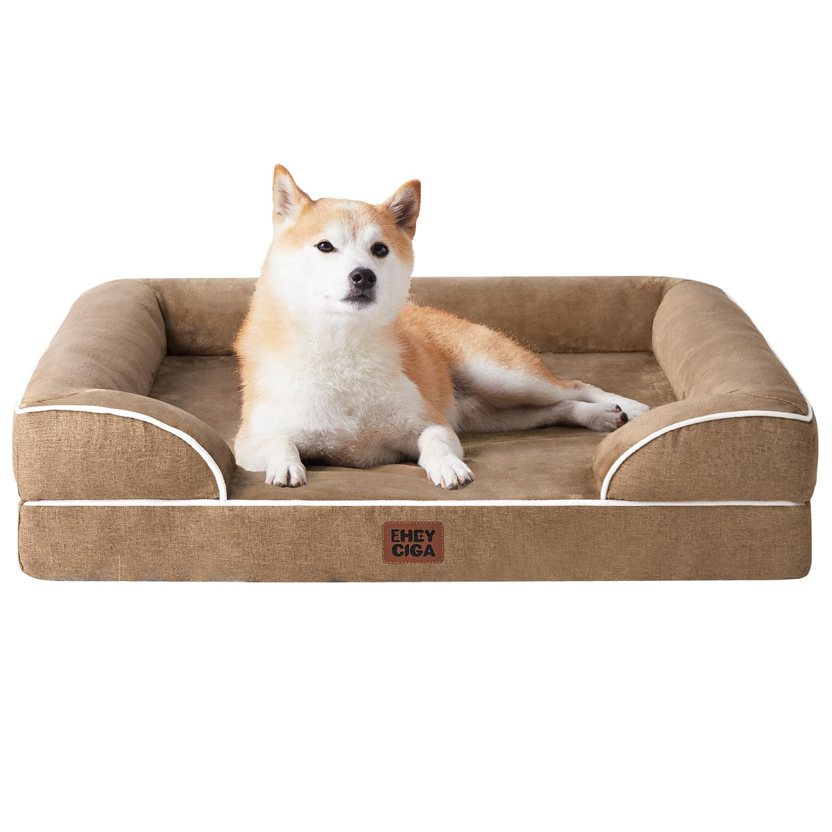 EHEYCIGA Orthopedic Dog Bed, Waterproof Washable Pet Bed Multiple Sizes - Bellhaven & Co.