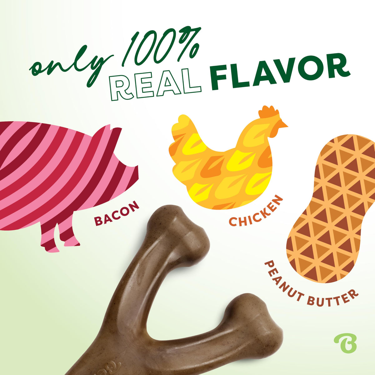 Benebone Wishbone Durable Dog Chew Toy for Aggressive Chewers Single or Double Packs - Bellhaven & Co.
